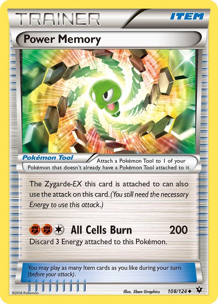 Power Memory 108/124 card from XY - Fates Collide
