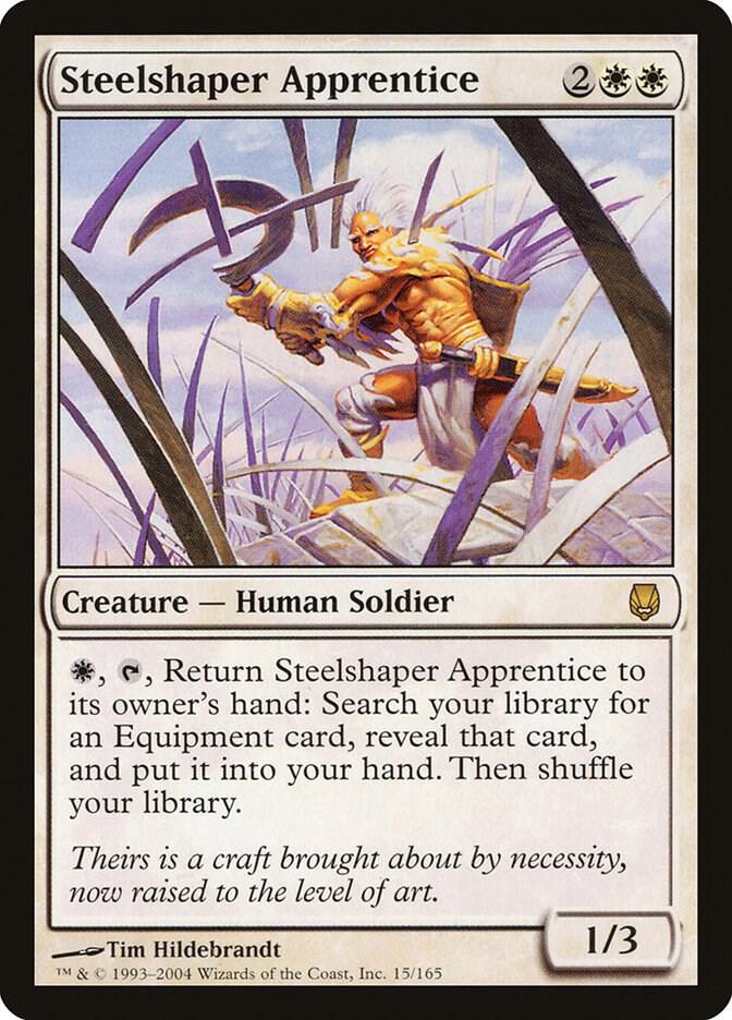 Steelshaper Apprentice 15 card from Darksteel