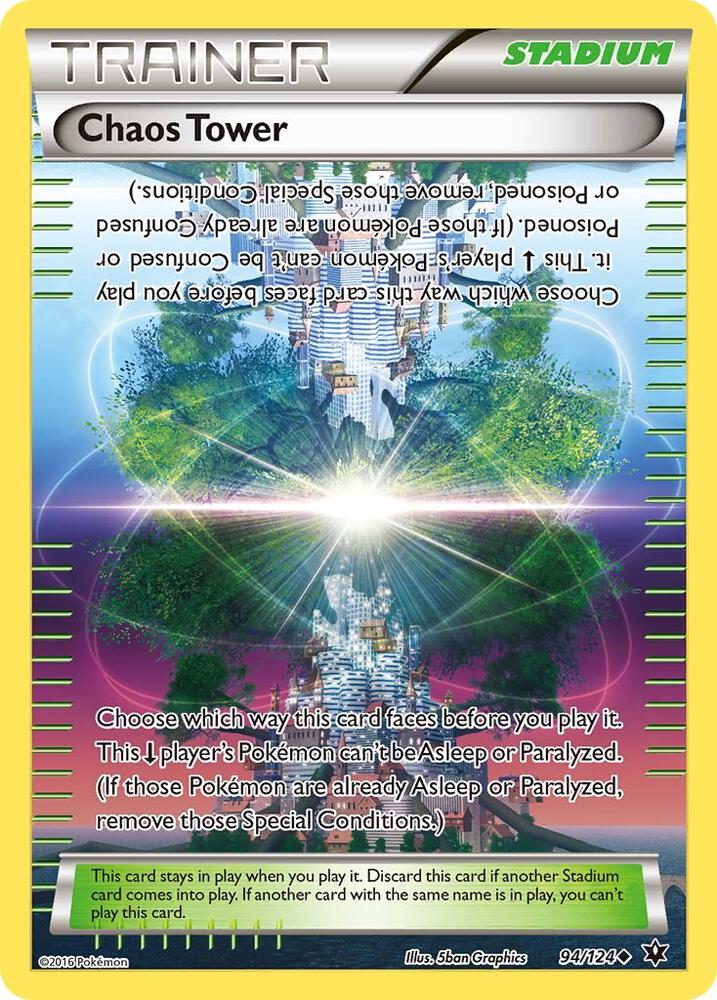 Chaos Tower 94/124 card from XY - Fates Collide