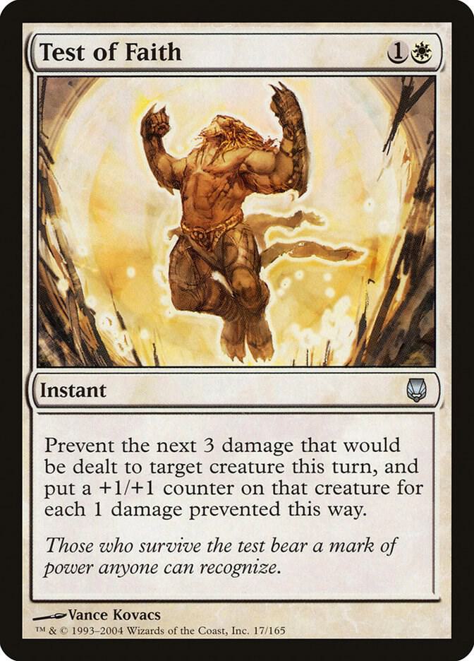 Test of Faith 17 card from Darksteel