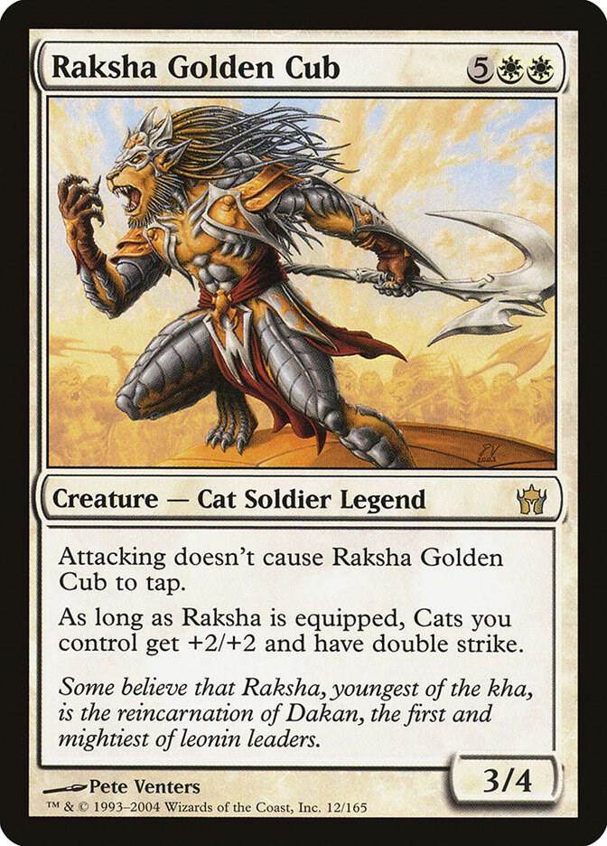 Raksha Golden Cub 12 card from Fifth Dawn