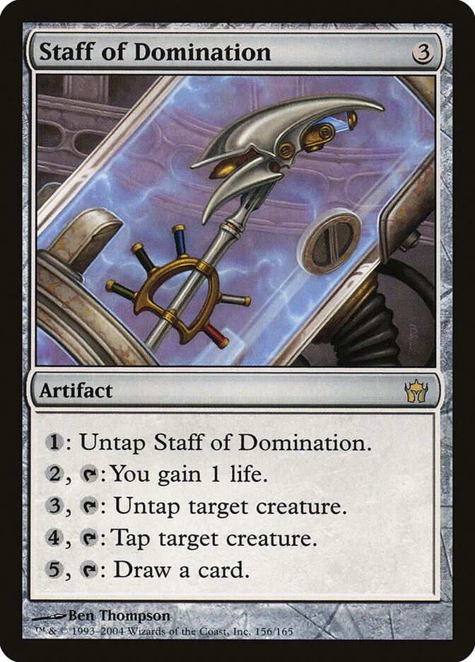 Staff of Domination 156 card from Fifth Dawn