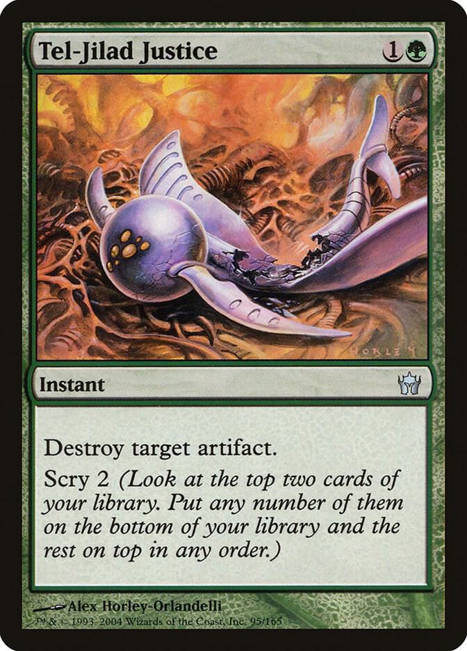 Tel-Jilad Justice 95 card from Fifth Dawn