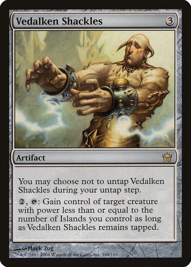 Vedalken Shackles 164 card from Fifth Dawn