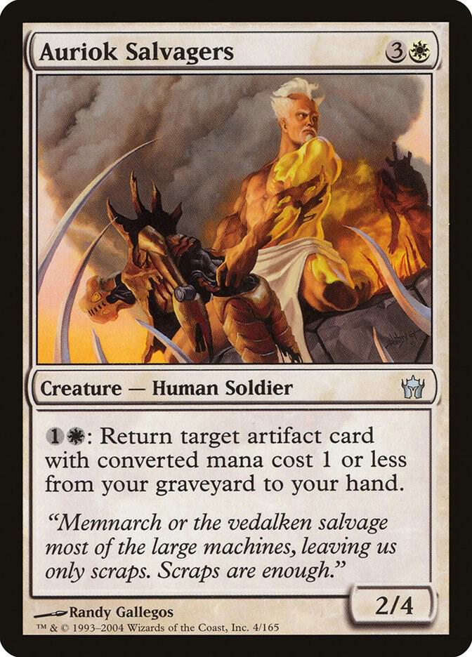 Auriok Salvagers 4 card from Fifth Dawn