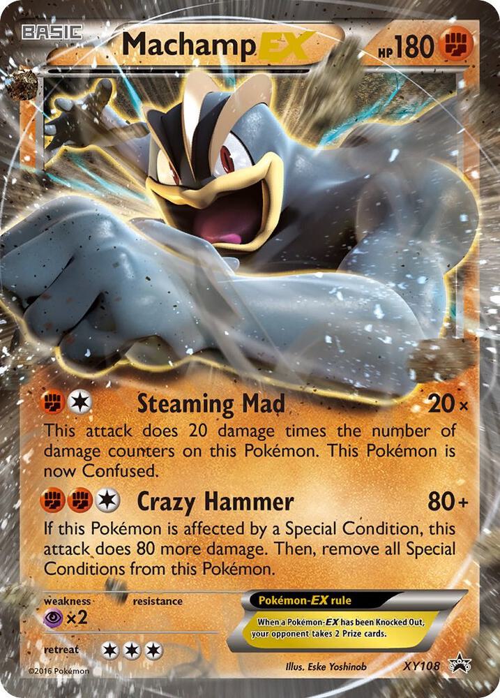 Machamp EX XY108 card from XY Promos