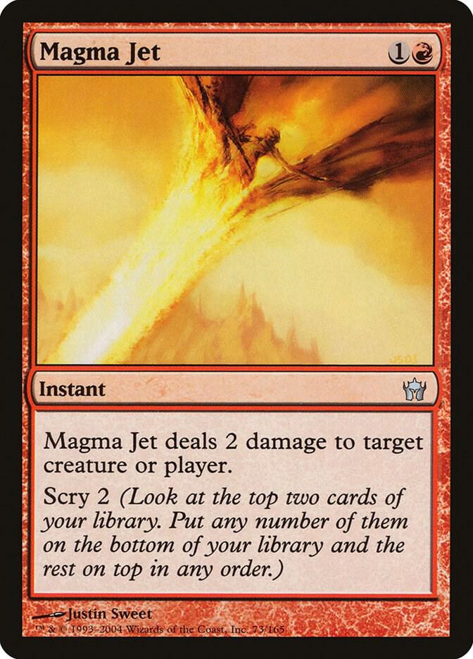 Magma Jet 73 card from Fifth Dawn