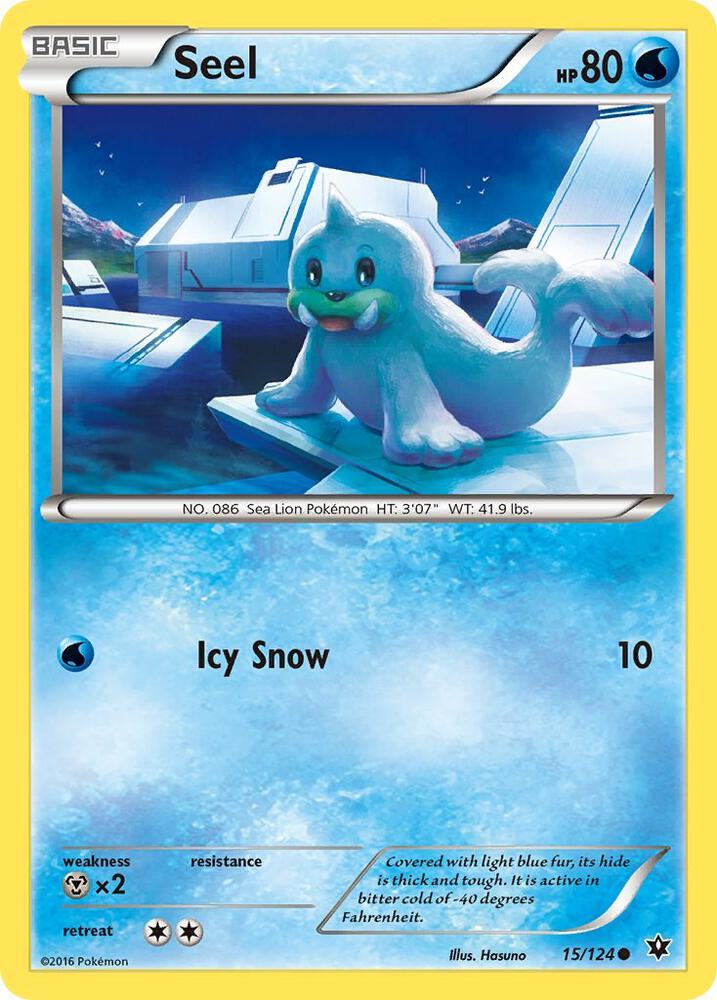 Seel 15/124 card from XY - Fates Collide