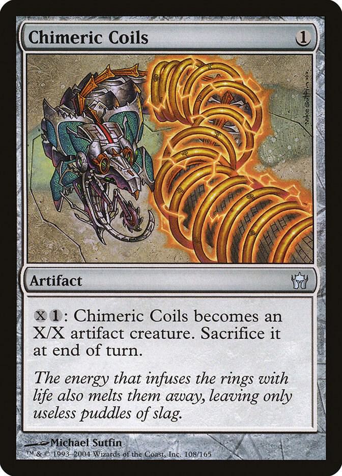 Chimeric Coils 108 card from Fifth Dawn