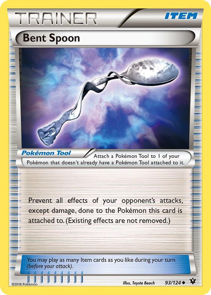 Bent Spoon 93/124 card from XY - Fates Collide