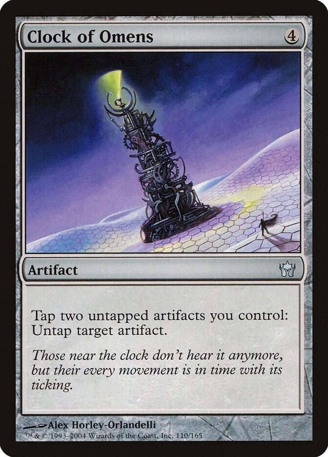 Clock of Omens 110 card from Fifth Dawn