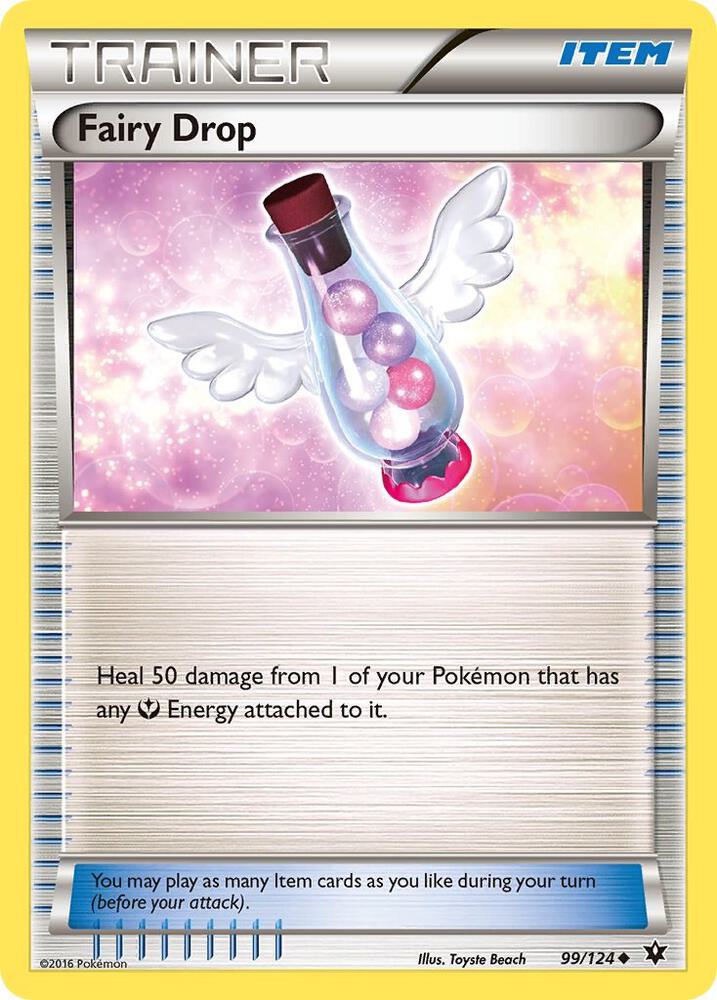 Fairy Drop 99/124 card from XY - Fates Collide
