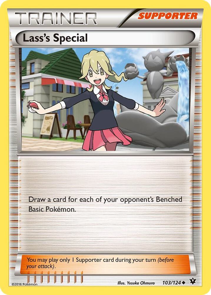 Lass's Special 103/124 card from XY - Fates Collide