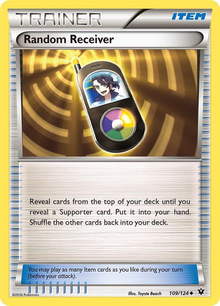 Random Receiver 109/124 card from XY - Fates Collide