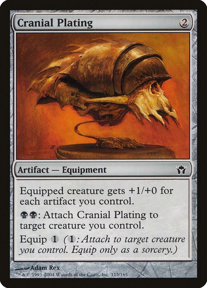 Cranial Plating 113 card from Fifth Dawn