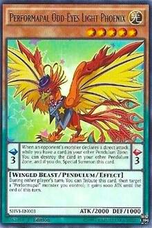 Performapal Odd-Eyes Light Phoenix SHVI-EN003 card from Shining Victories