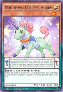 Performapal Odd-Eyes Unicorn SHVI-EN004 card from Shining Victories