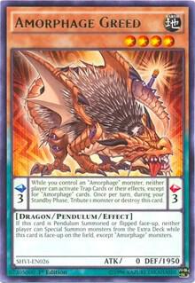 Amorphage Greed SHVI-EN026 card from Shining Victories