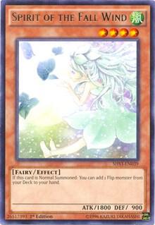 Spirit of the Fall Wind SHVI-EN039 card from Shining Victories