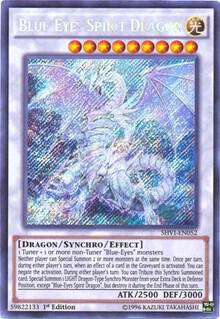 Blue-Eyes Spirit Dragon SHVI-EN052 card from Shining Victories