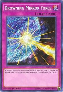 Drowning Mirror Force SHVI-EN075 card from Shining Victories