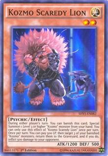 Kozmo Scaredy Lion SHVI-EN082 card from Shining Victories