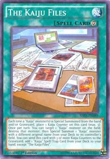 The Kaiju Files SHVI-EN089 card from Shining Victories