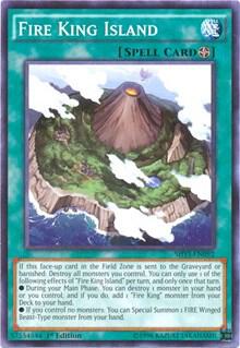 Fire King Island SHVI-EN092 card from Shining Victories