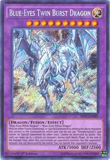 Blue-Eyes Twin Burst Dragon SHVI-EN099 card from Shining Victories