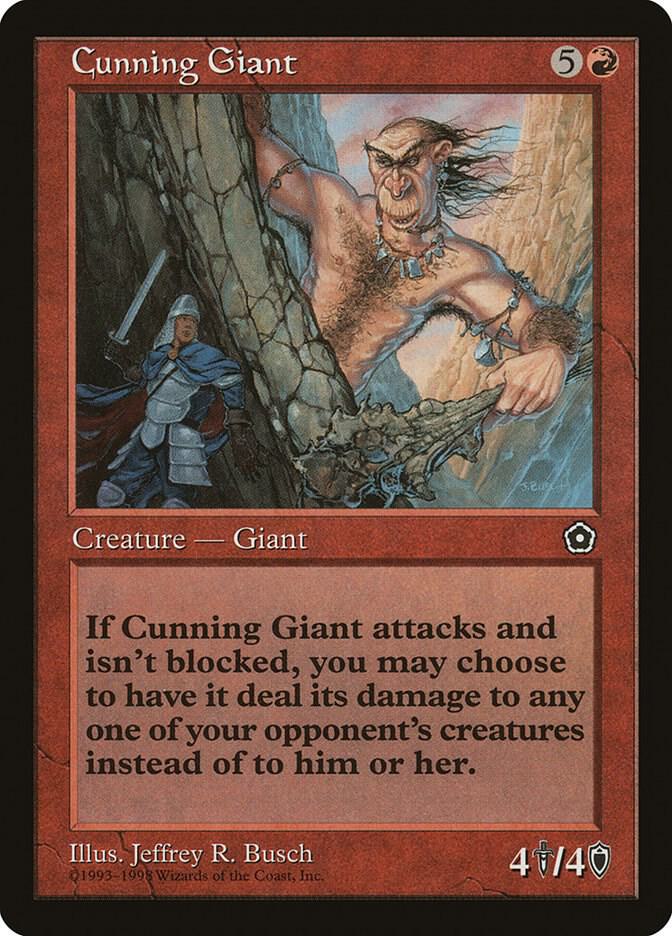 Cunning Giant card from Portal Second Age