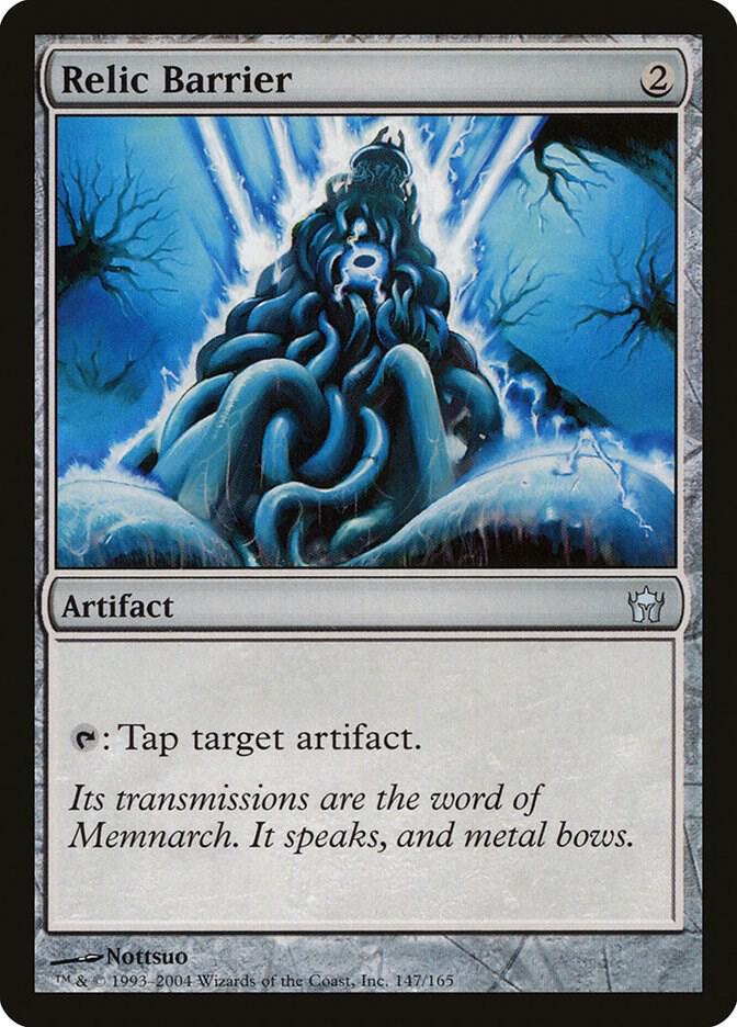 Relic Barrier 147 card from Fifth Dawn