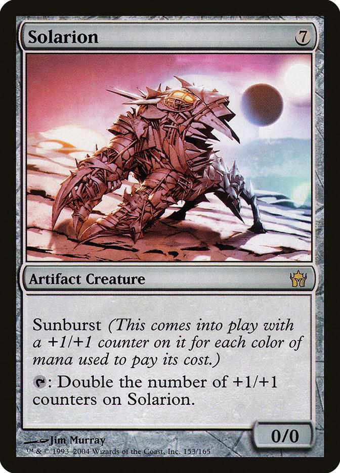Solarion 153 card from Fifth Dawn