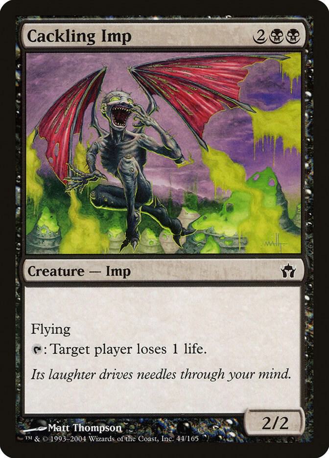 Cackling Imp 44 card from Fifth Dawn