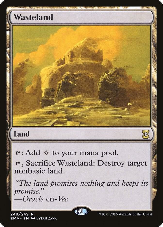 Wasteland 248 card from Eternal Masters