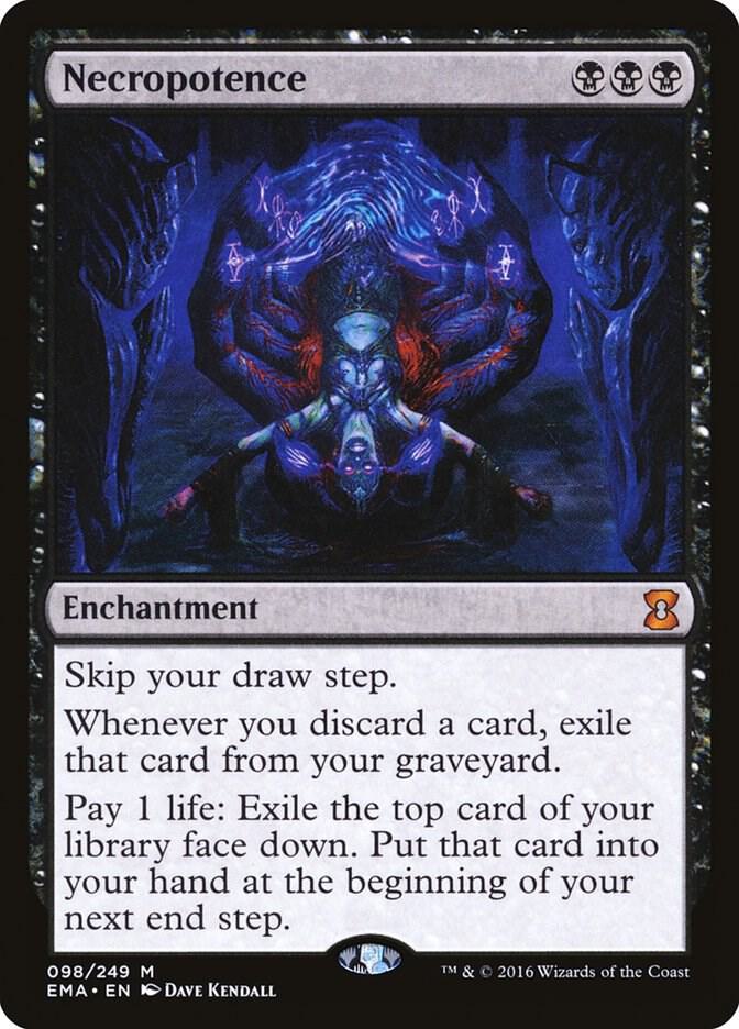 Necropotence 98 card from Eternal Masters