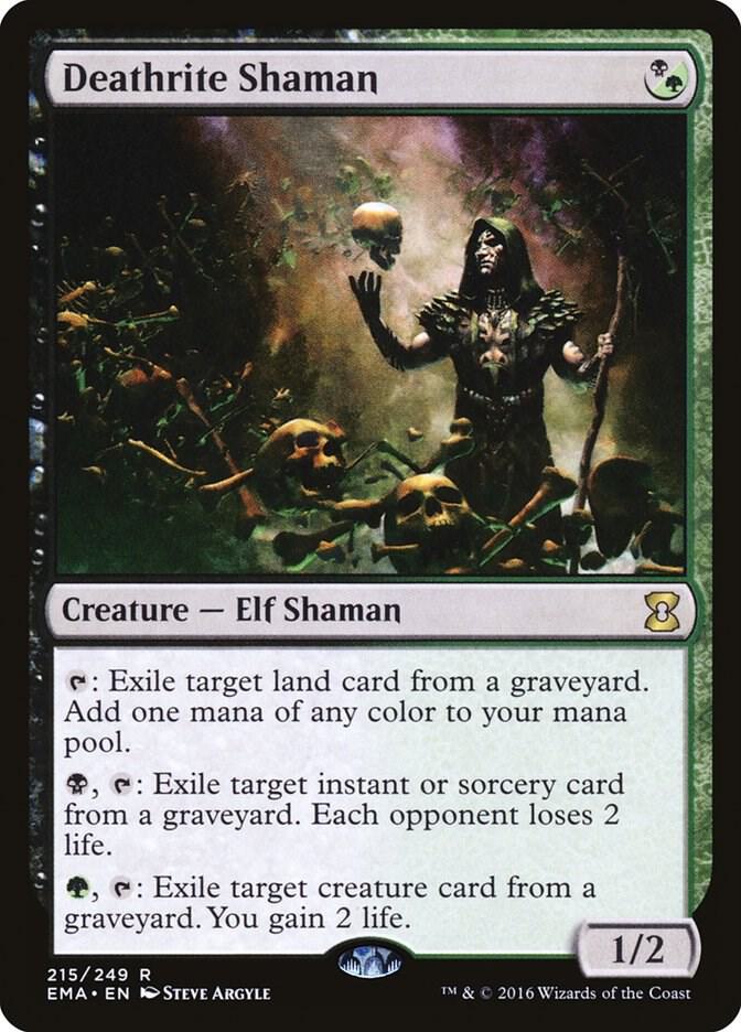 Deathrite Shaman 215 card from Eternal Masters