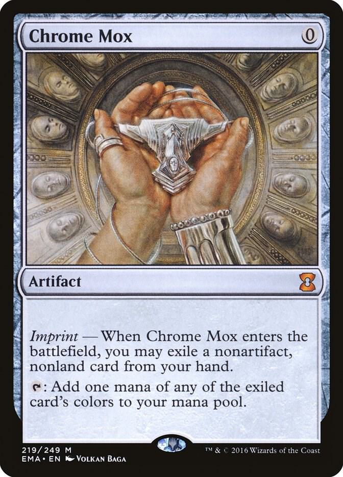 Chrome Mox 219 card from Eternal Masters