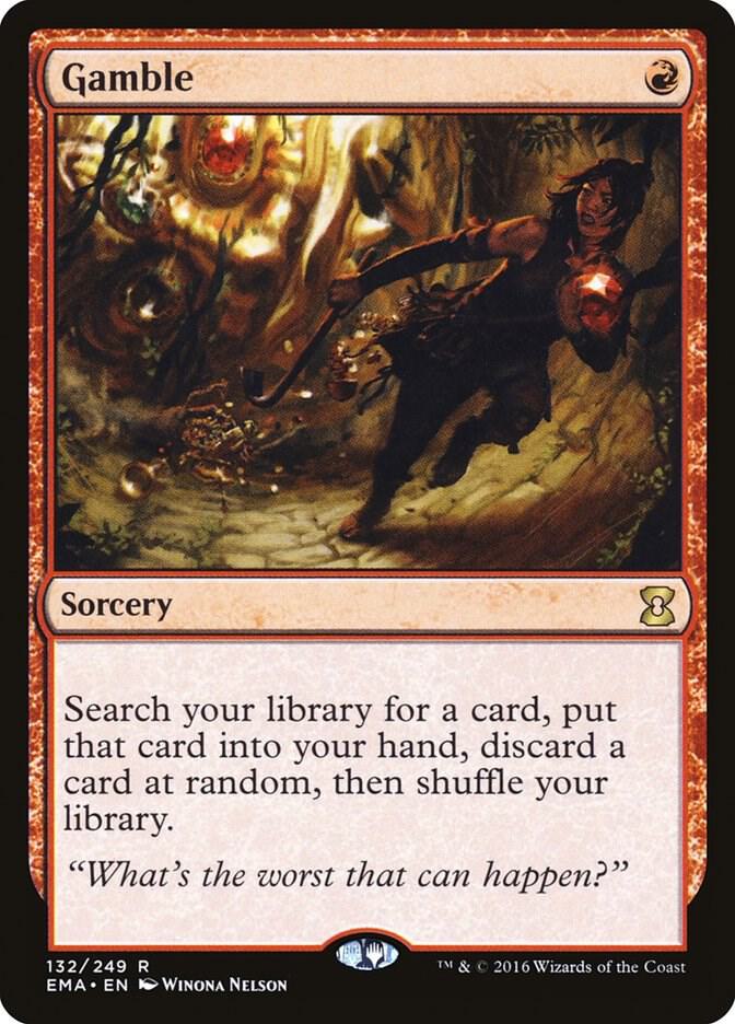 Gamble 132 card from Eternal Masters