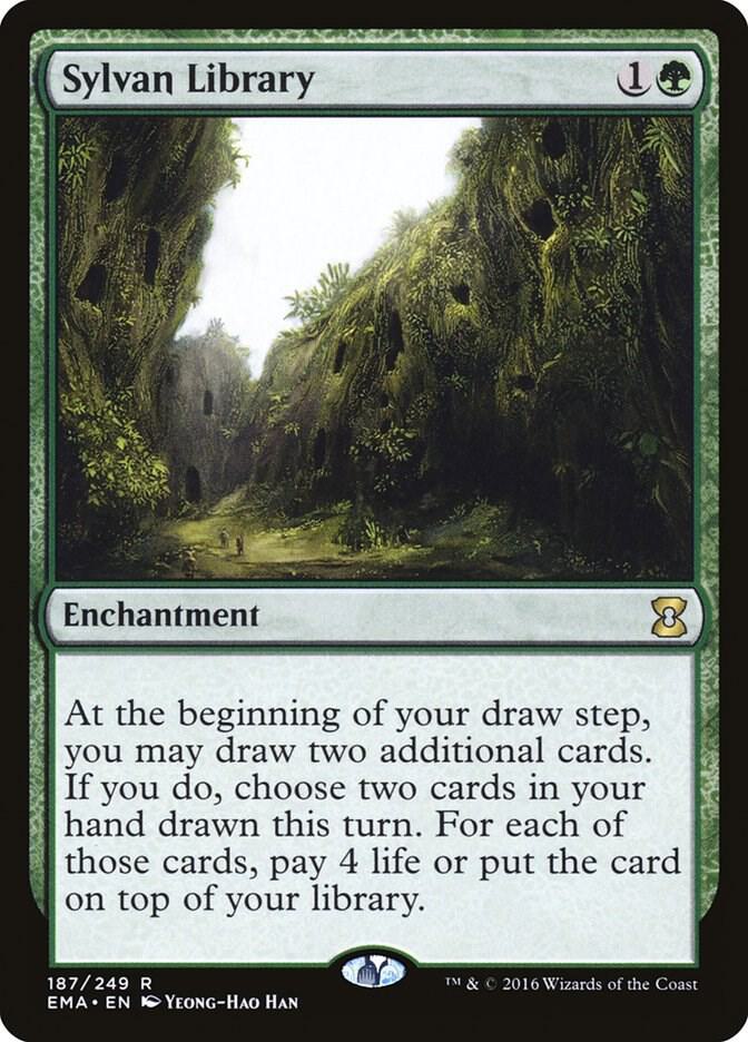 Sylvan Library 187 card from Eternal Masters