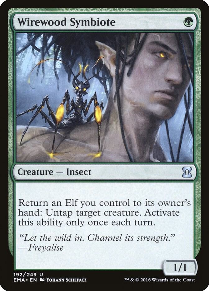 Wirewood Symbiote 192 card from Eternal Masters