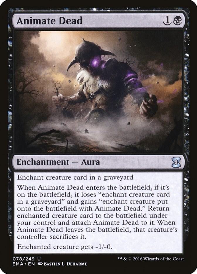 Animate Dead 78 card from Eternal Masters