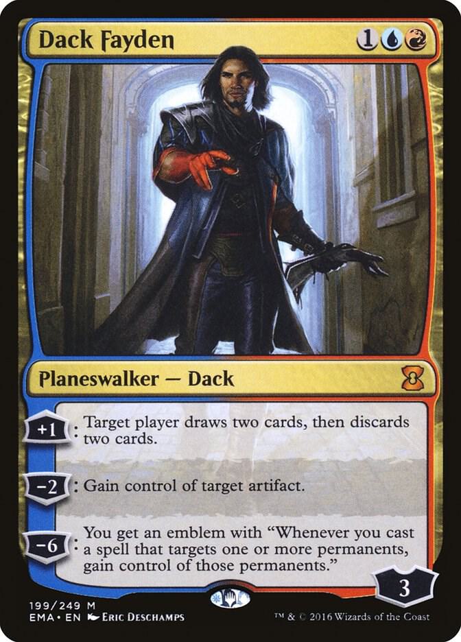 Dack Fayden 199 card from Eternal Masters