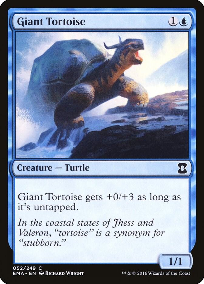 Giant Tortoise 52 card from Eternal Masters