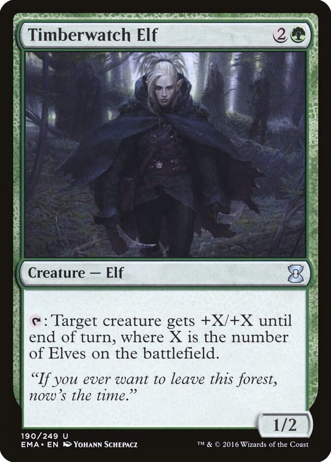 Timberwatch Elf 190 card from Eternal Masters