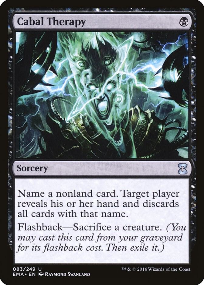 Cabal Therapy 83 card from Eternal Masters