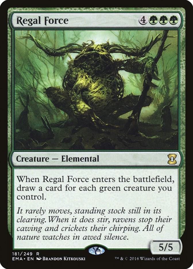 Regal Force 181 card from Eternal Masters