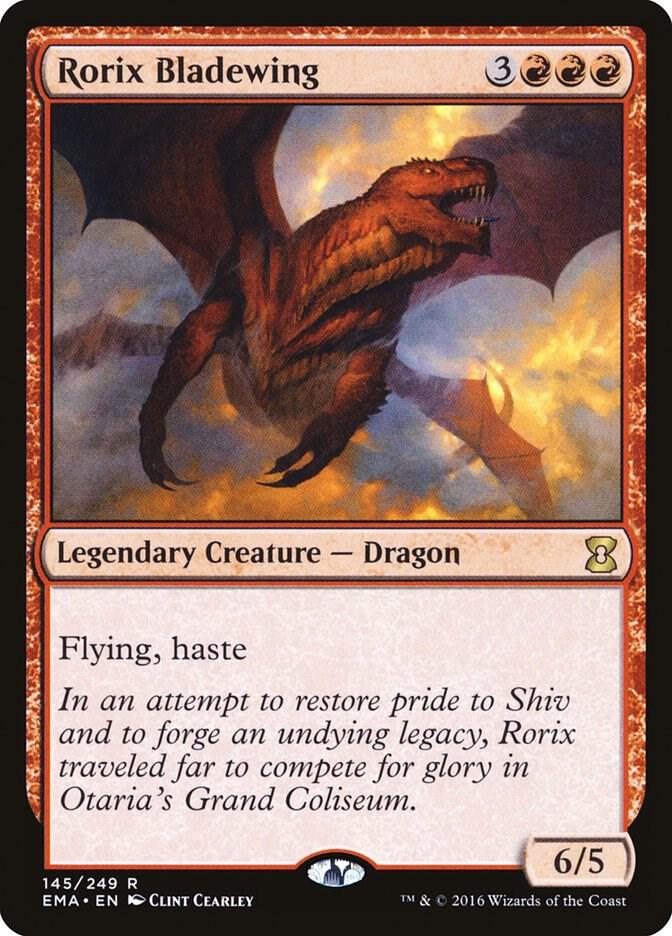 Rorix Bladewing 145 card from Eternal Masters