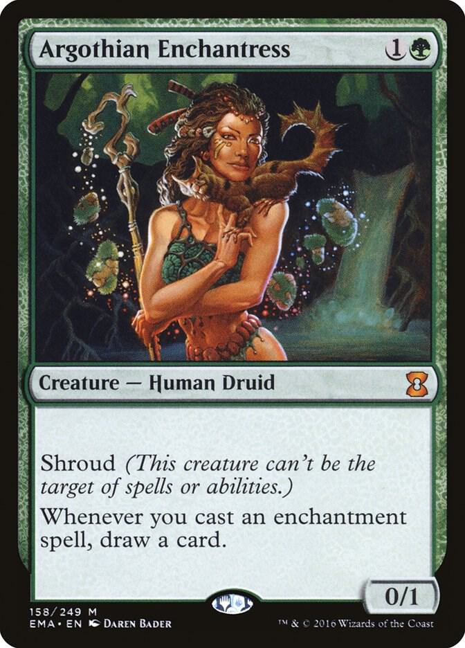 Argothian Enchantress 158 card from Eternal Masters