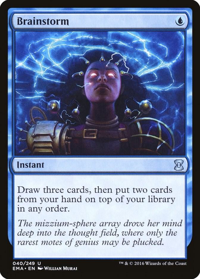 Brainstorm 40 card from Eternal Masters