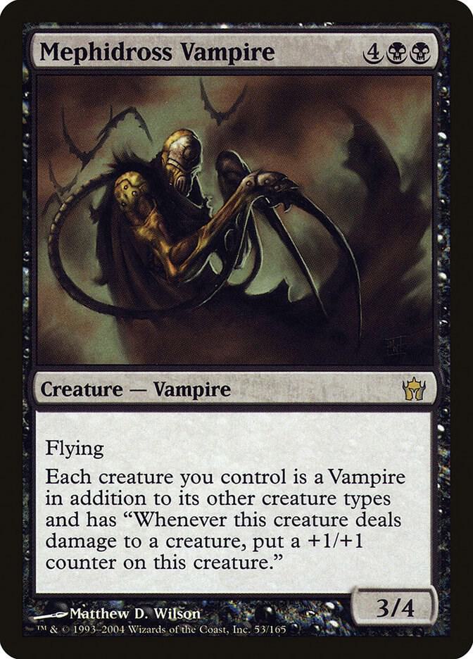 Mephidross Vampire 53 card from Fifth Dawn